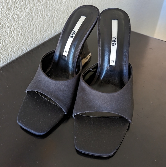 Zara METHACRYLATE SANDALS - Picture 6 of 6